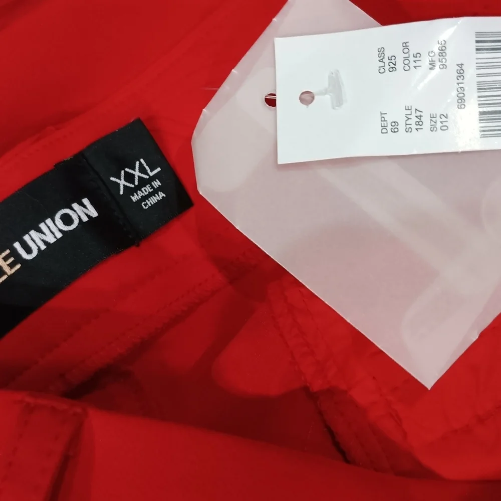 Gabrielle Union Tapered Leg Dress Career Pants Red High Waist Pant NWT Sz XXL/20 - Picture 11 of 12